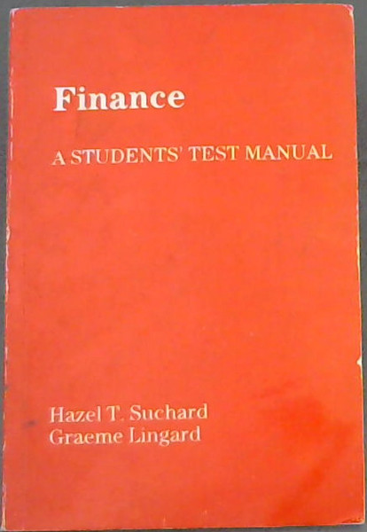 Finance (A students' test manual)