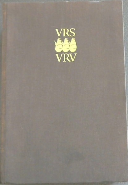 Dagboek Van Adam Tas 1705 - 1706 (VRS 11-1 VRV (Tweede Reeks NR.1.)