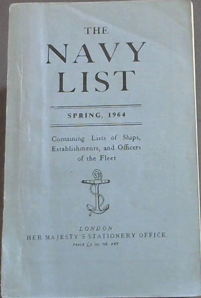 The Navy List, Spring 1964