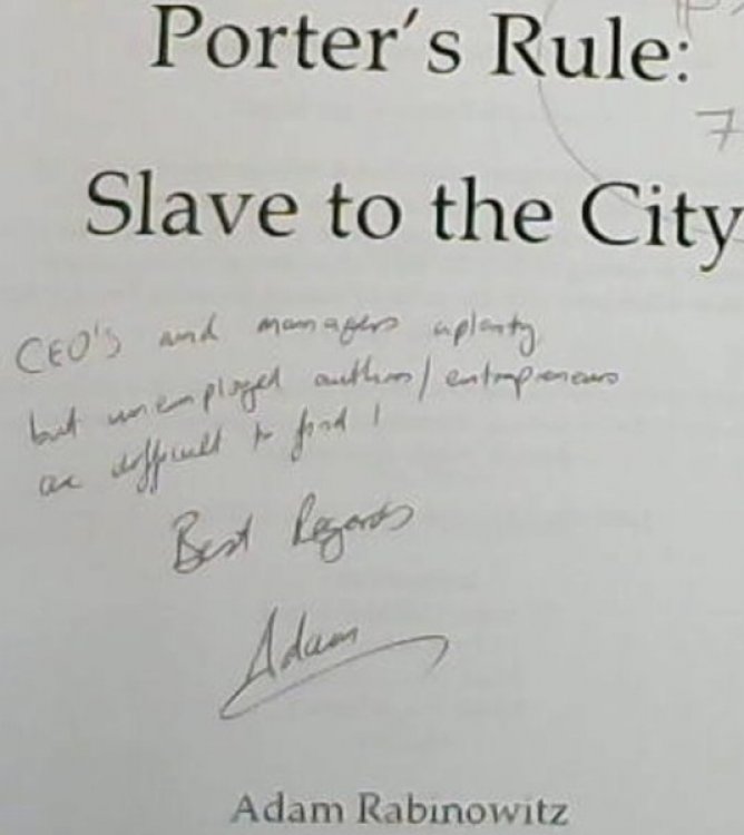 Porter's Rule: Slave to the City: Book 1 in the Matt Porter Detective Series