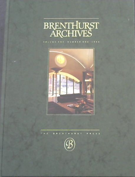 Brenthurst Archives : Volume 1 Number 1 & 2.