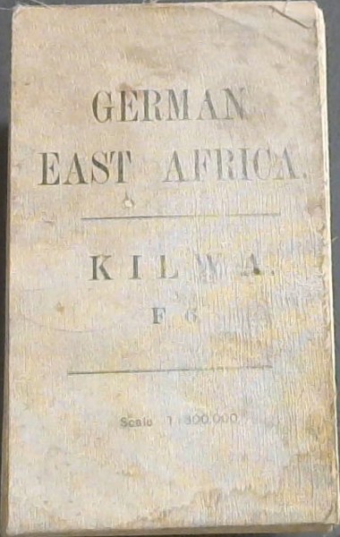 Ordnance Survey: German East Africa - Kilwa - F6 (1: 800, 000)