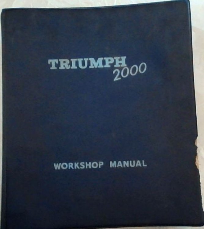 Triumph 2000 Workshop Manual