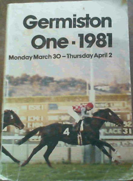 Germiston One Yearling Sales TBA Comlex,Germiston March 30 to april 2, 1981