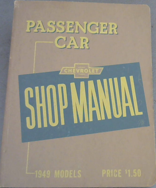 Passenger Car Shop Manual 1949 Models