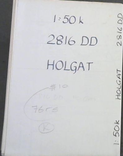 Topographical Map, South Africa: Holgat - 2816DD - 1: 50 000