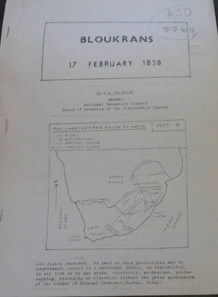 Bloukrans, 17 February 1838