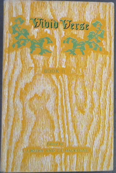 Vivid Verse : An Anthology Of Poetry Book II