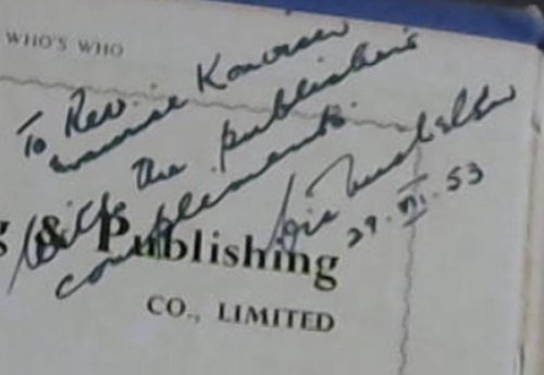 Central African Who's Who 1953