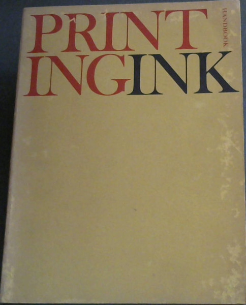 Printing Ink Handbook