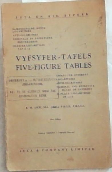 Vyfsyfer - Tafels / Five-Figure Tables