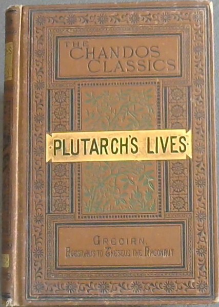 Plutarch's Lives. Langhorne Translation. Volume 1. Grecian Section