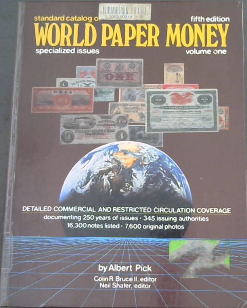 Standard catalog of world paper money (volume 1 only)