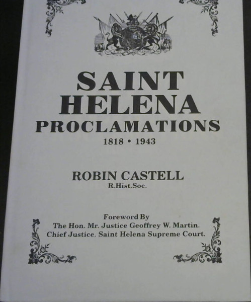 Saint Helena Proclamations 1818 - 1943