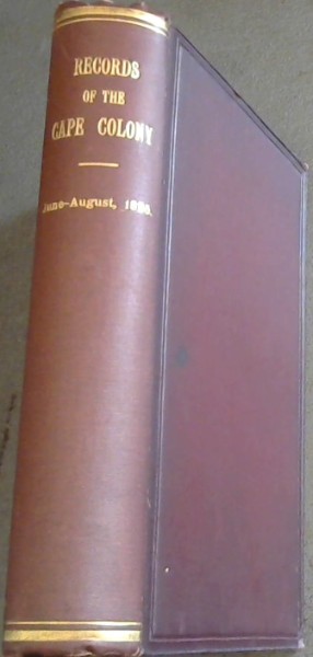 Records of the Cape Colony Volume 22 ; June - August 1825