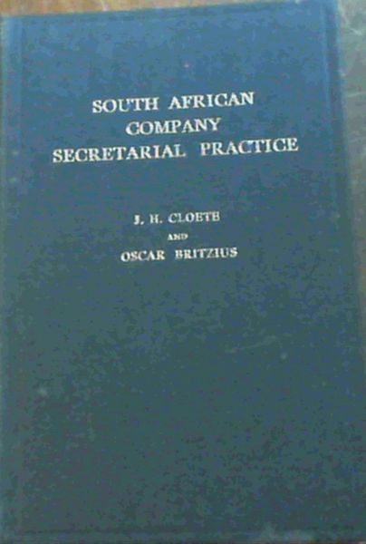 South African Company Secretarial Practice