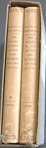 Image for Der scharfsinnige Ritter Don Quixote von der Mancha - 2 volumes Der scharfsinnige Ritter Don Quixote von der Mancha - 2 volumes