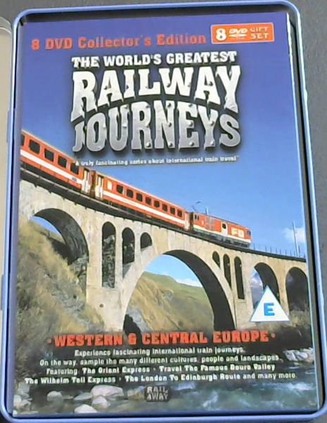 8 DVD Collector's Edition; The World's Greatest Railway Journeys Western & Central Europe