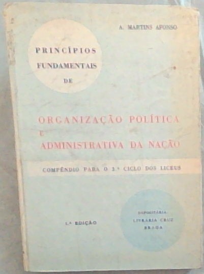 Principios Fundamentais de Organizacao Politica e Administrativa da Nacao. 1 edicao