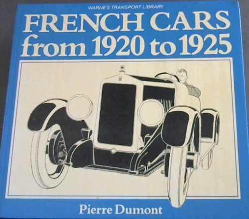 French Cars from 1920 to 1925