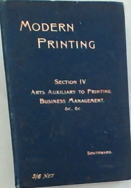 Modern Printing A Handbook
