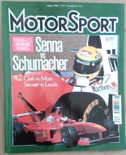 MotorSport: Formula 1's Unfinished Business; August 2000 Vol. LXXVI No. 8
