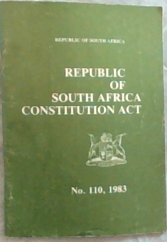 Republic of South Africa Constitution Act, no. 110, 1983