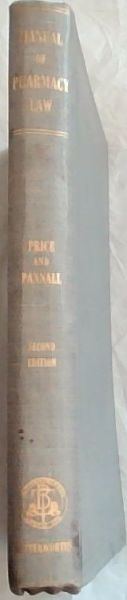 A Manual Of Pharmacy Law