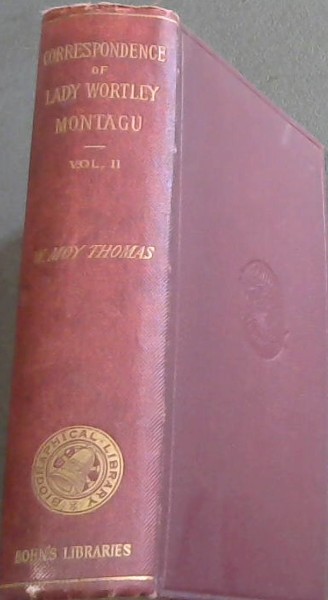 Image for The Letters and Works of Lady Mary Wortley Montagu (Volume 2 Only) The Letters and Works of Lady Mary Wortley Montagu (Volume 2 Only)