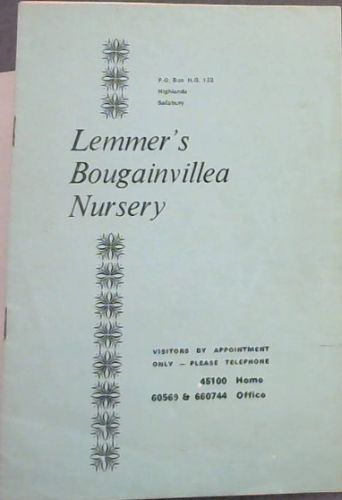 Lemmer's Bougainvillea Nursery