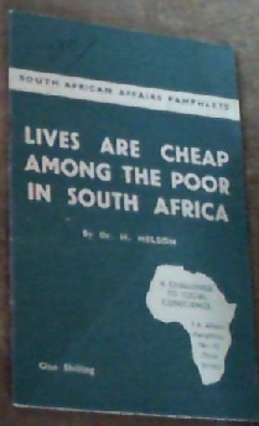 Lives Are Cheap Among The Poor in South Africa