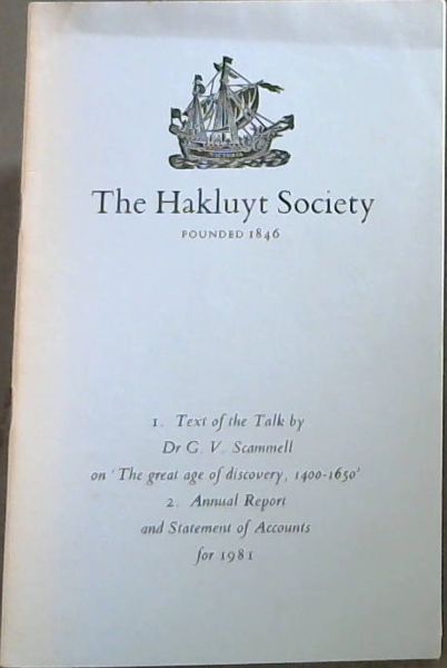 Text of the Talk by Dr. G.V. Scammell on 
