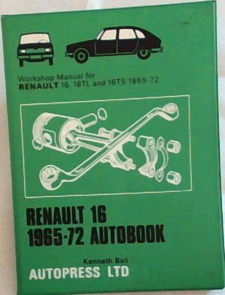 Renault 16 1965-72 Autobook
