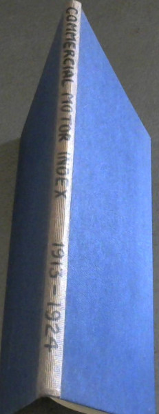 Commercial Motor Index 1913-1924