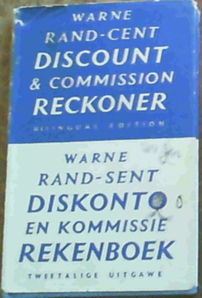 Warne Rand-Cent Discount & Commission Reckoner