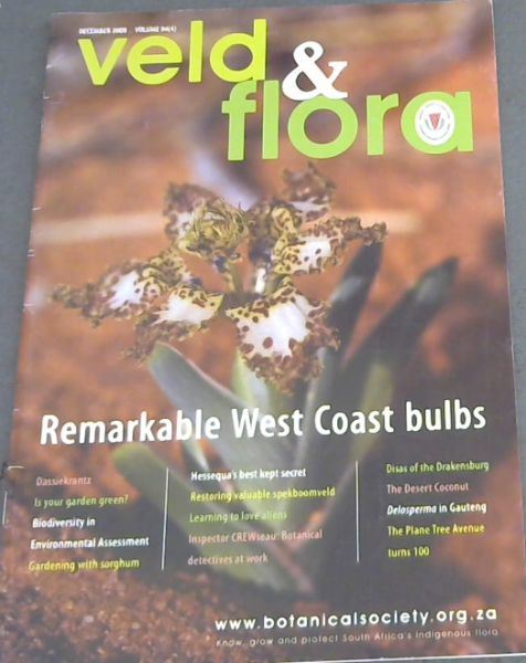Veld & Flora Volume 94, No. 4. December 2008
