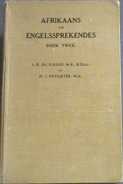 Image for AFRIKAANS VIR ENGELSSPREKENDES (BOEK TWEE) AFRIKAANS VIR ENGELSSPREKENDES (BOEK TWEE)