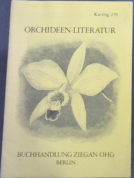 Orchideen-Literatur: Katalog 270
