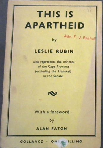 This Is Apartheid