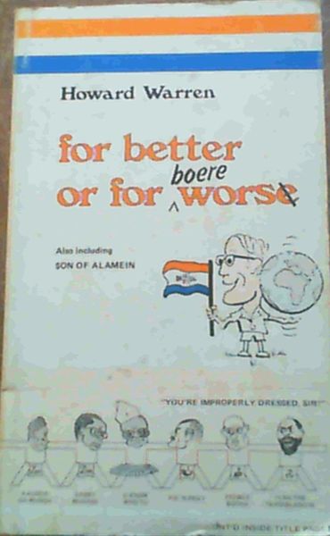 For Better or for Boereworse