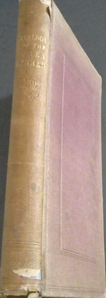 Catalogue of the Grey Library : an index of the Grey Collection in The South African Public Library