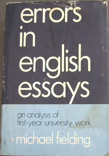 Errors in English essays: A comparative and statistical approach to first-year university work