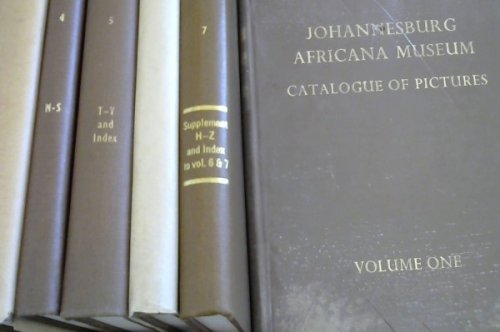 Catalogue of Pictures in the Africana Museum - 7 volumes
