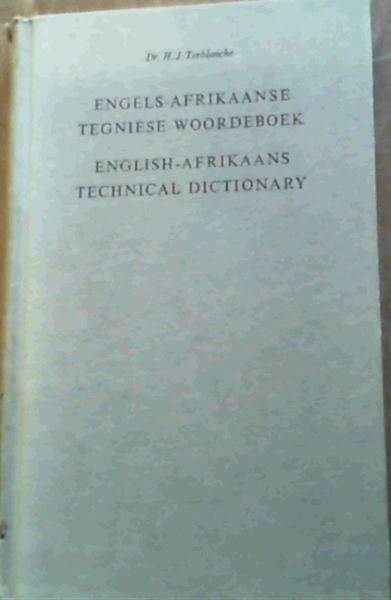Engels-Afrikaanse Tegniese Woordeboek / English-Afrikaans Technical Dictionary