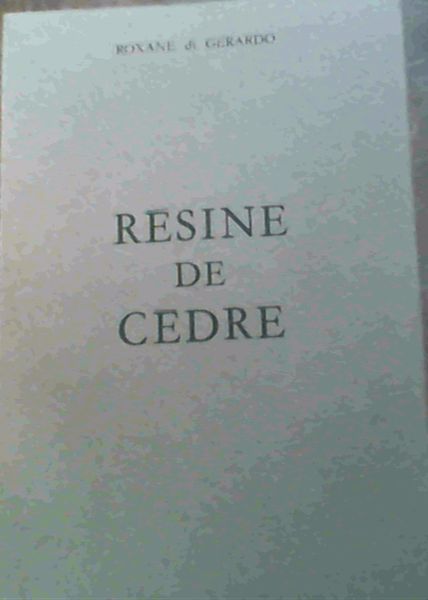 Resine de Cedre