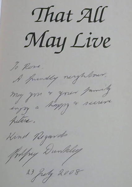 Image for That All May Live: Guidelines Towards a Better Society That All May Live: Guidelines Towards a Better Society