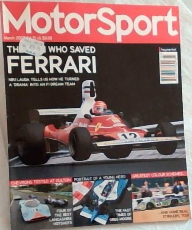 MotorSport: March 2005 Niki Lauda: The Man Who Saved Ferrari