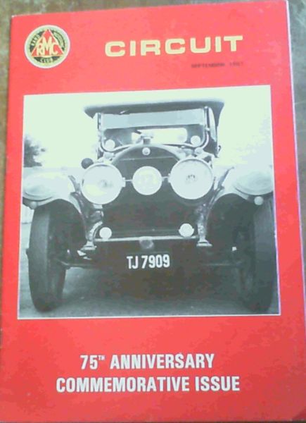 RMC &#34;Circuit&#34;, September 1981, 75th Anniversary Commemorative Issue