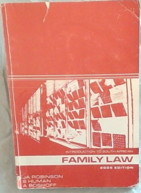 Introduction to South African Family Law