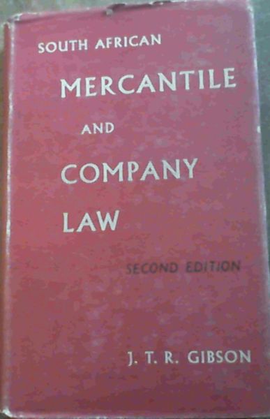 Image for South African Mercantile and Company Law South African Mercantile and Company Law